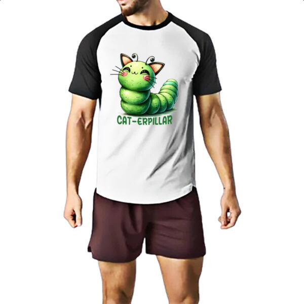 Camiseta Raglan Cat-Erpillar - Imagem 2
