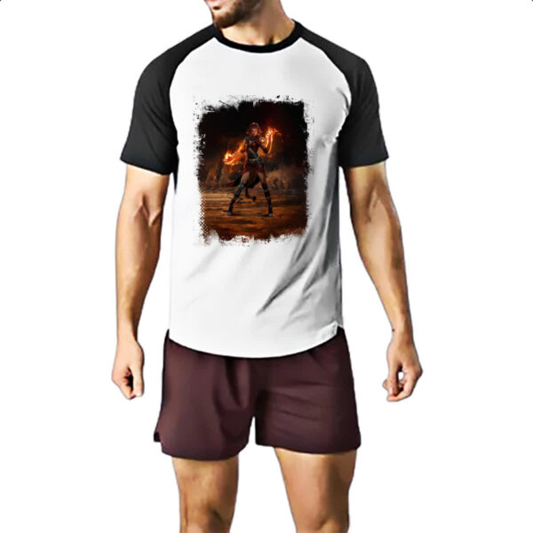 Camiseta Raglan Chandra - Catalisadora da chama - Imagem 2