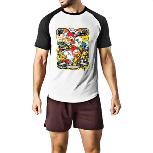 Camiseta Raglan Chicken turbo - Imagem 2