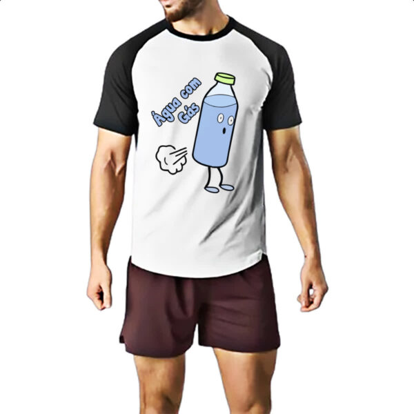Camiseta Raglan Agua com gas - Imagem 2
