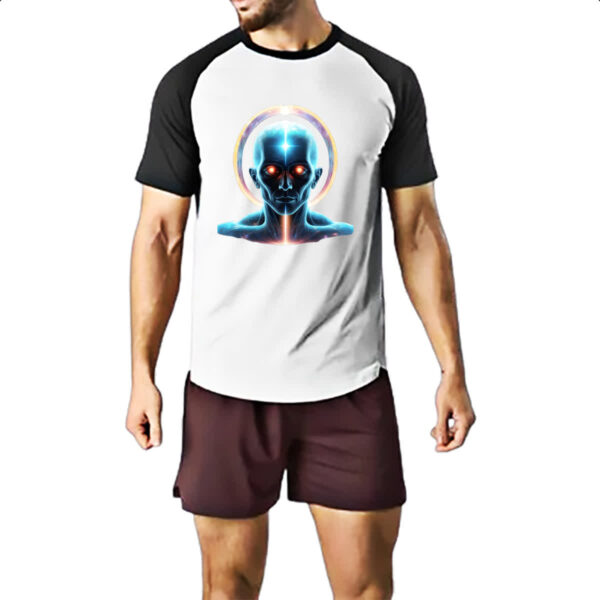 Camiseta Raglan Conciencia cosmica - Imagem 2