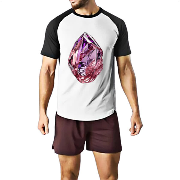 Camiseta Raglan Cristal de quartzo - Imagem 2