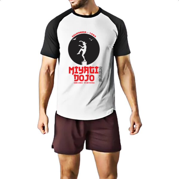 Camiseta Raglan Daniel Miayagi Dojo - Imagem 2
