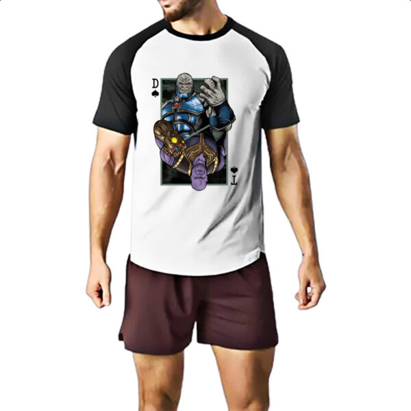 Camiseta Raglan Darkseid e Thanos - Imagem 2