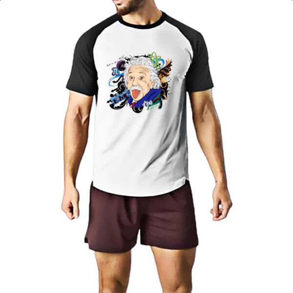 Camiseta Raglan Albert Einstein - E=MC2 - Imagem 2