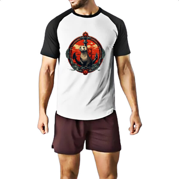 Camiseta Raglan Doninha marinheira - Imagem 2