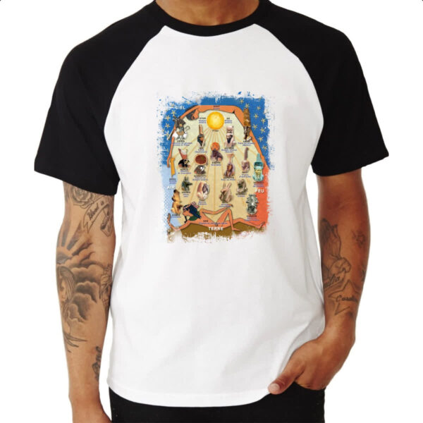 Camiseta Raglan Egito Deus Hierarquia - Imagem 3