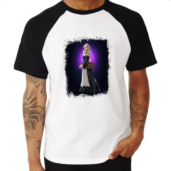Camiseta Raglan Empires and Puzzles Heroi Aderyn - Imagem 3