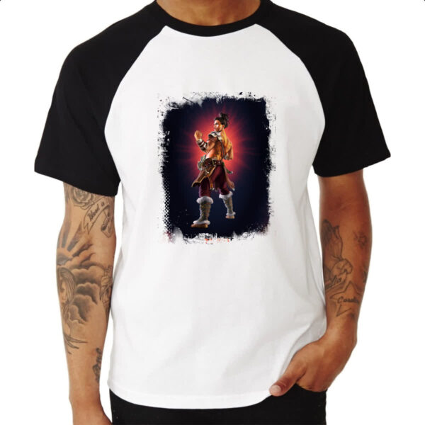Camiseta Raglan Empires and Puzzles Heroi Baldur - Imagem 3