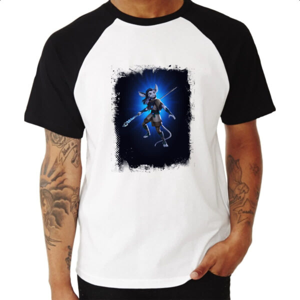 Camiseta Raglan Empires and Puzzles Heroi Morel - Imagem 3