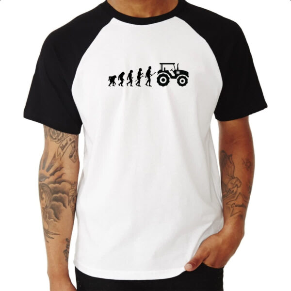 Camiseta Raglan Evolucao agro - Imagem 3