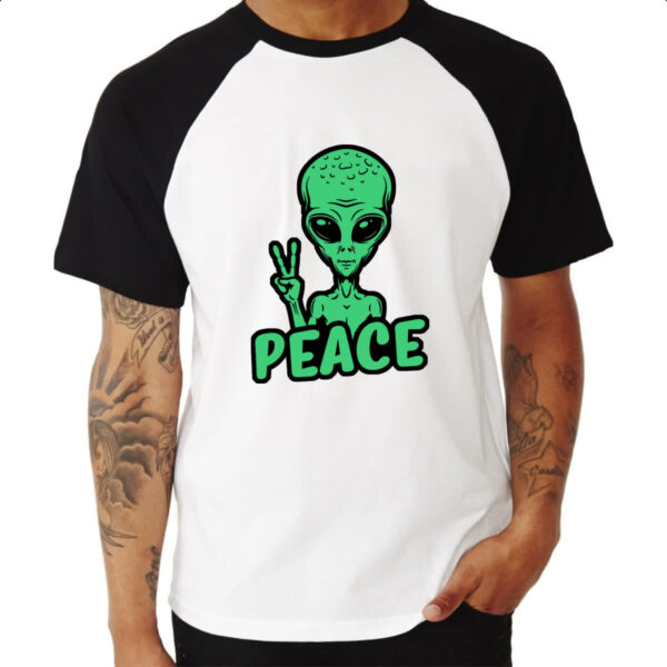 Camiseta Raglan ET Peace - Imagem 3