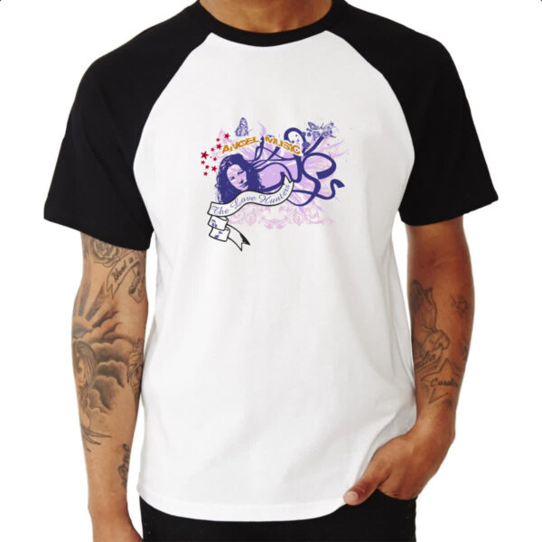 Camiseta Raglan Angel music - The love hunters - Imagem 3