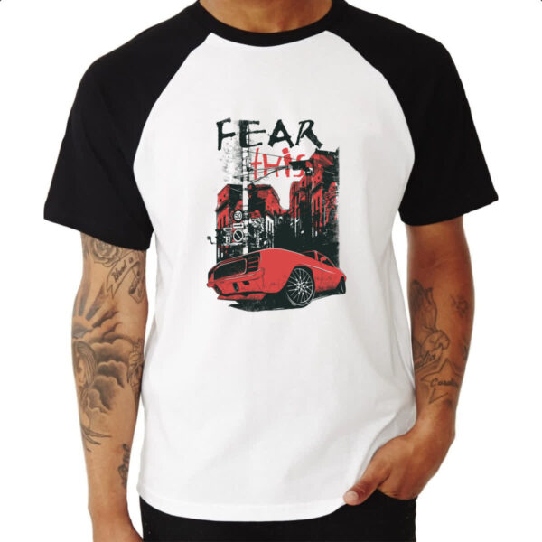 Camiseta Raglan Fear this - Imagem 3
