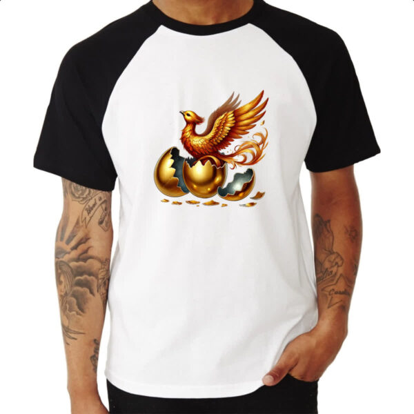 Camiseta Raglan Fenix nascendo - Imagem 3