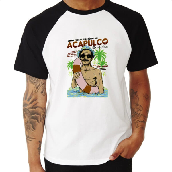 Camiseta Raglan Ferias em Acapulco - Imagem 3