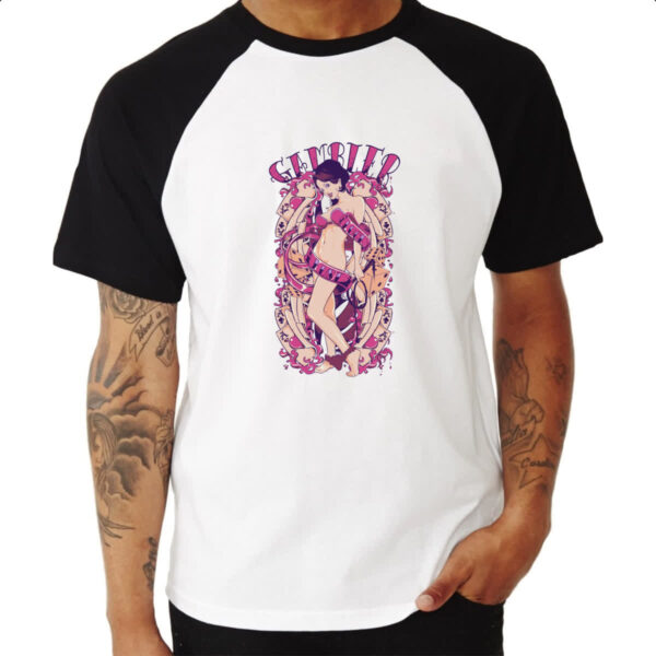 Camiseta Raglan Gambler Luci Lusi - Imagem 3