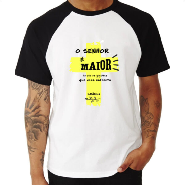 Camiseta Raglan Gospel Joao 4.4 - Imagem 3