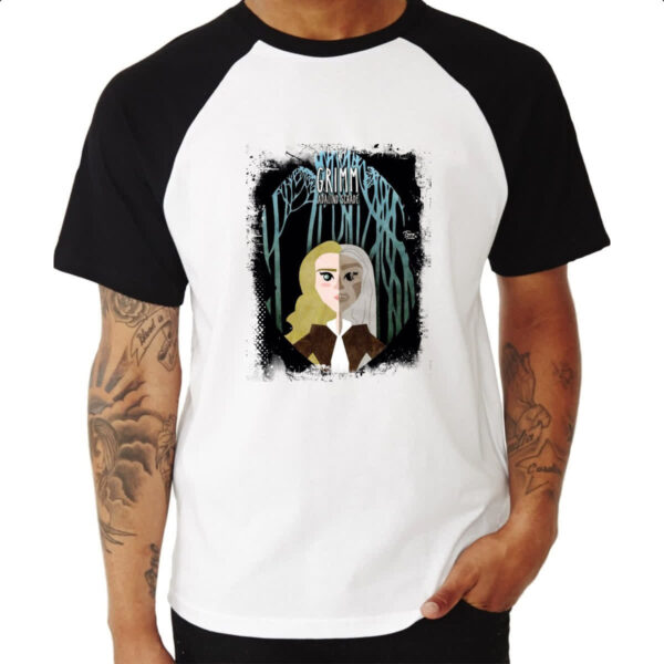 Camiseta Raglan Grimm Adalind Schade Arte - Imagem 3