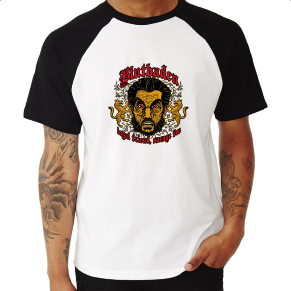 Camiseta Raglan Grimm Blutbaden Savage Foe - Imagem 3