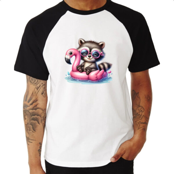 Camiseta Raglan Guaximin na boia - Imagem 3