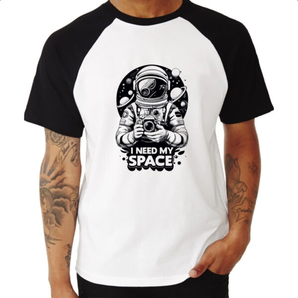 Camiseta Raglan I need my space - Imagem 3