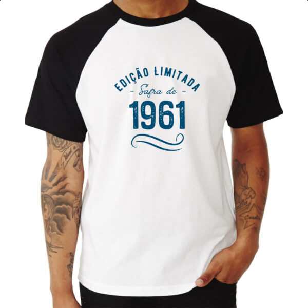Camiseta Raglan Ano de safra 1961 - Imagem 3