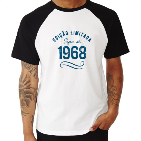 Camiseta Raglan Ano de safra 1968 - Imagem 3