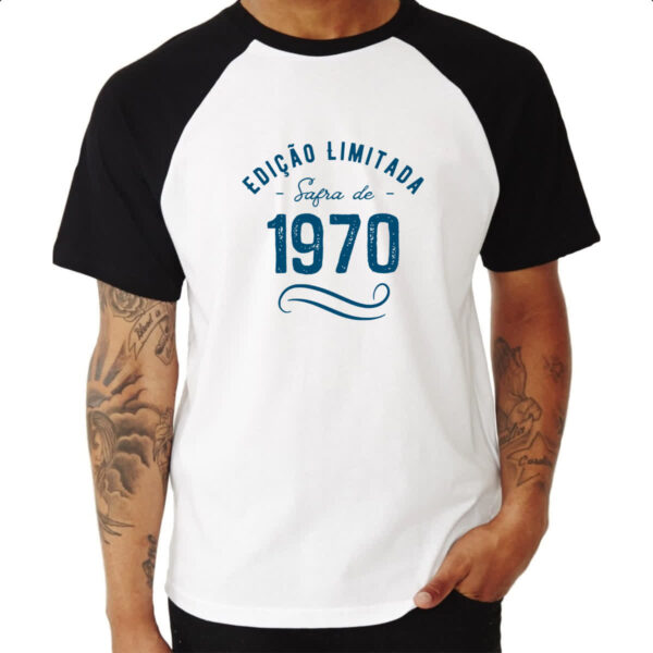 Camiseta Raglan Ano de safra 1970 - Imagem 3