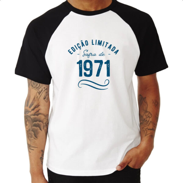 Camiseta Raglan Ano de safra 1971 - Imagem 3