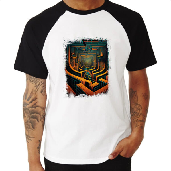 Camiseta Raglan Labirinto dos sonhos 3 - Imagem 3