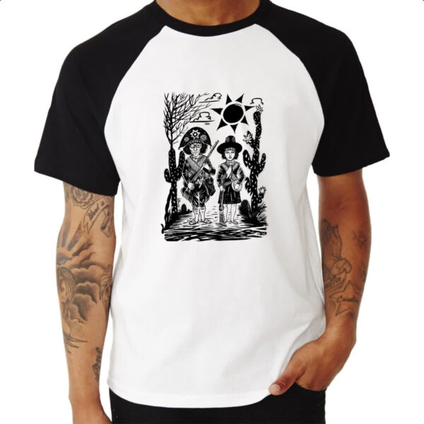 Camiseta Raglan Lampiao e Maria Bonita 01 - Imagem 3