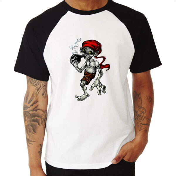 Camiseta Raglan Lendas Brasil Saci Perere - Imagem 3