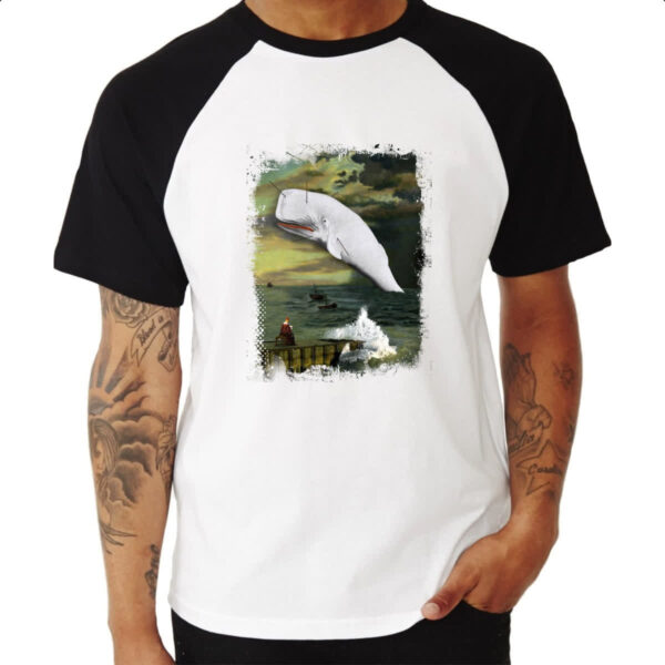 Camiseta Raglan Lendas do Mar Moby Dick 03 - Imagem 3