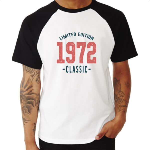 Camiseta Raglan Limited Edition Classic 1972 - Imagem 3
