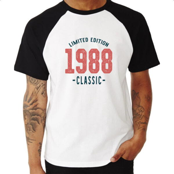 Camiseta Raglan Limited Edition Classic 1988 - Imagem 3