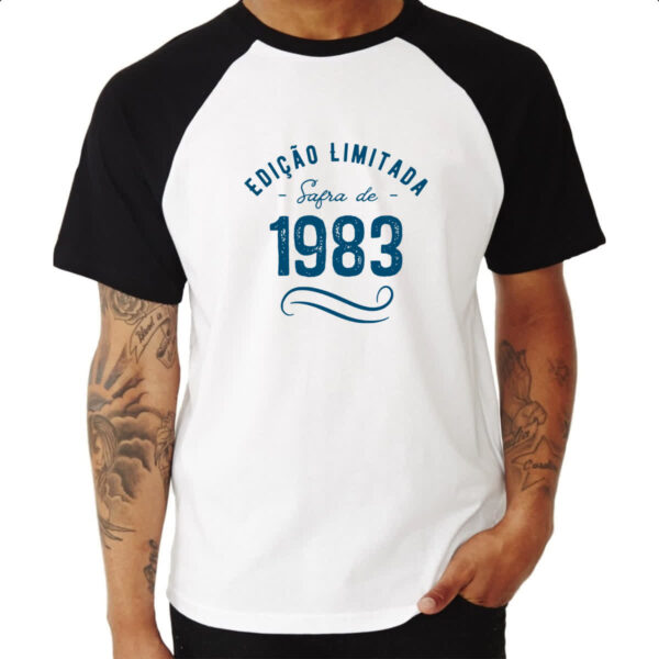 Camiseta Raglan Ano de safra 1983 - Imagem 3