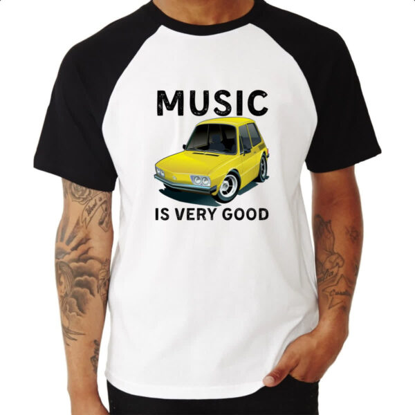 Camiseta Raglan Music is very good - Imagem 3