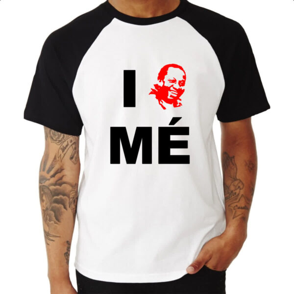Camiseta Raglan Mussum - I love me - Imagem 3