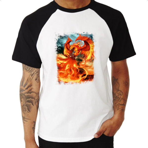 Camiseta Raglan Mitologia Fenix 01 - Imagem 3