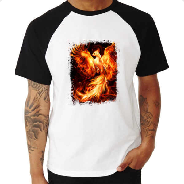 Camiseta Raglan Mitologia Fenix 02 - Imagem 3