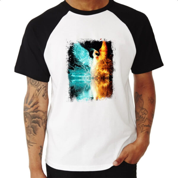 Camiseta Raglan Mitologia Fenix 03 - Imagem 3