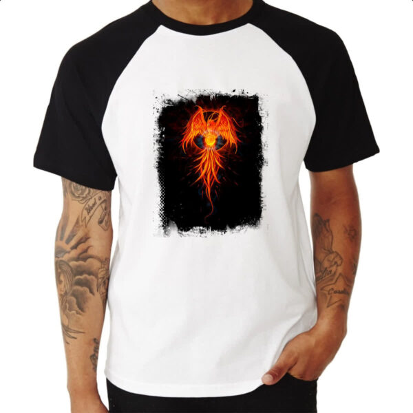 Camiseta Raglan Mitologia Fenix 05 - Imagem 3