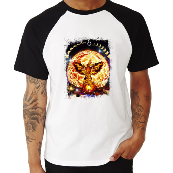 Camiseta Raglan Mitologia Fenix 07 - Imagem 3