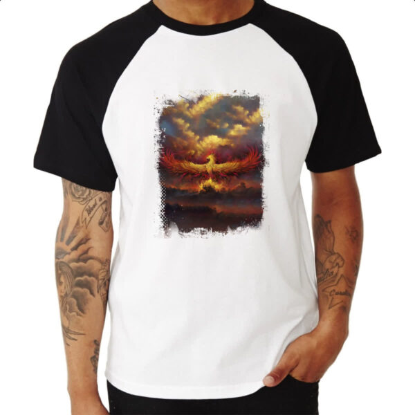 Camiseta Raglan Mitologia Fenix 08 - Imagem 3