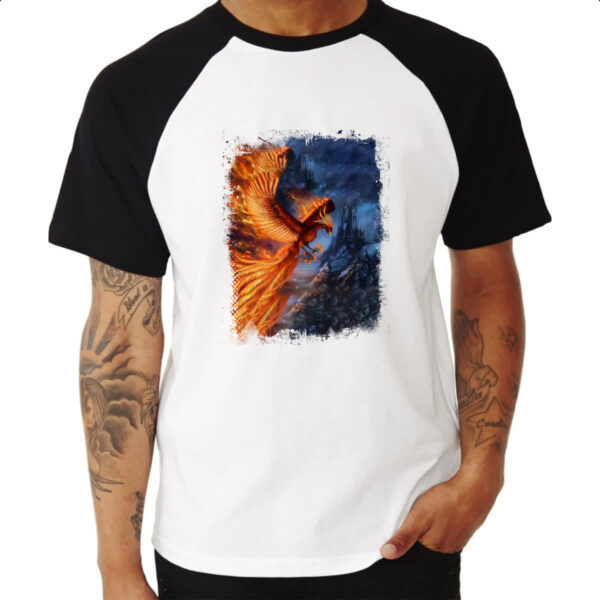 Camiseta Raglan Mitologia Fenix 09 - Imagem 3