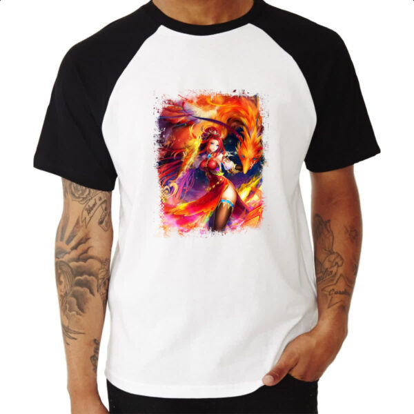 Camiseta Raglan Mitologia Fenix 10 - Imagem 3