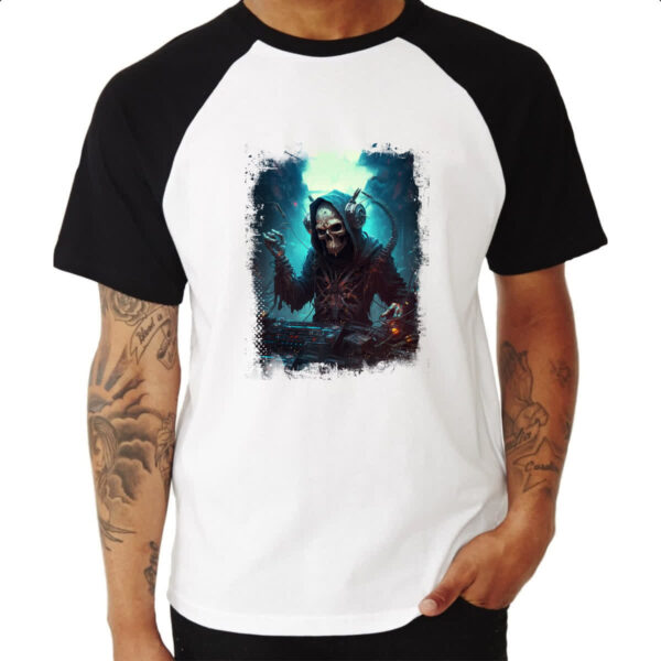 Camiseta Raglan Morte Sound DJ 2 - Imagem 3