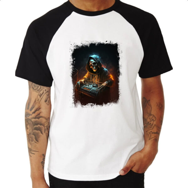 Camiseta Raglan Morte Sound DJ 4 - Imagem 3