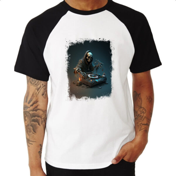 Camiseta Raglan Morte Sound DJ 5 - Imagem 3